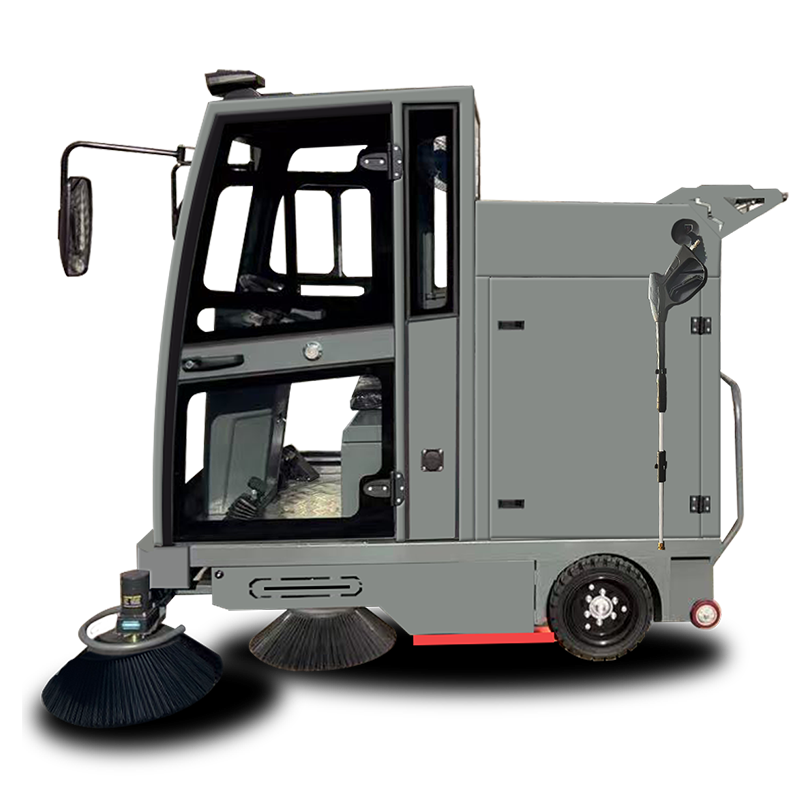 S20A Helt lukket nattkjøringslys Håndparkeringsbrems Anti-skli Kommersiell Road Ride-on Sweeper
